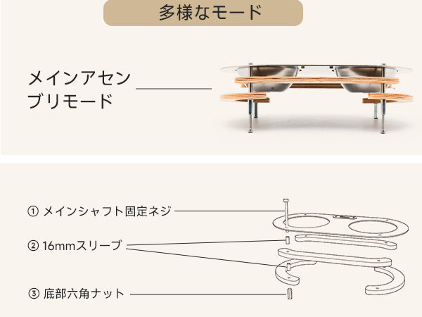 Springhill ペットフードボウル