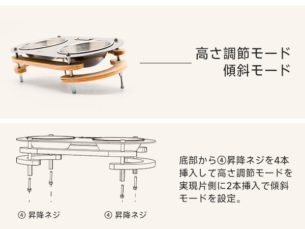 Springhill ペットフードボウル