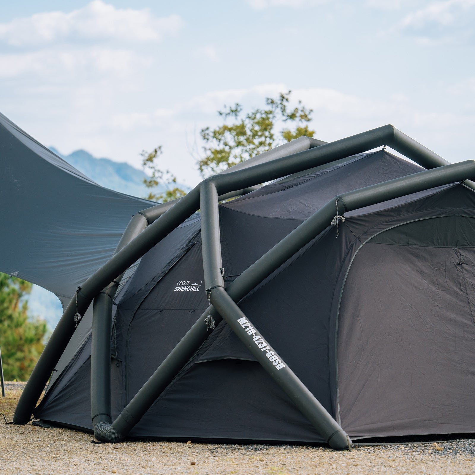※りん※ Springhill エアドームテント　ブラック Springhill-airtent – Gooutspringhill