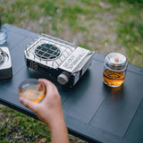 Springhill 祝融カセットコンロ シングルバーナー アウトドア 防災グッズ 卓上用 停電対策 軽量 小型 持ち運びやすい キャンプ