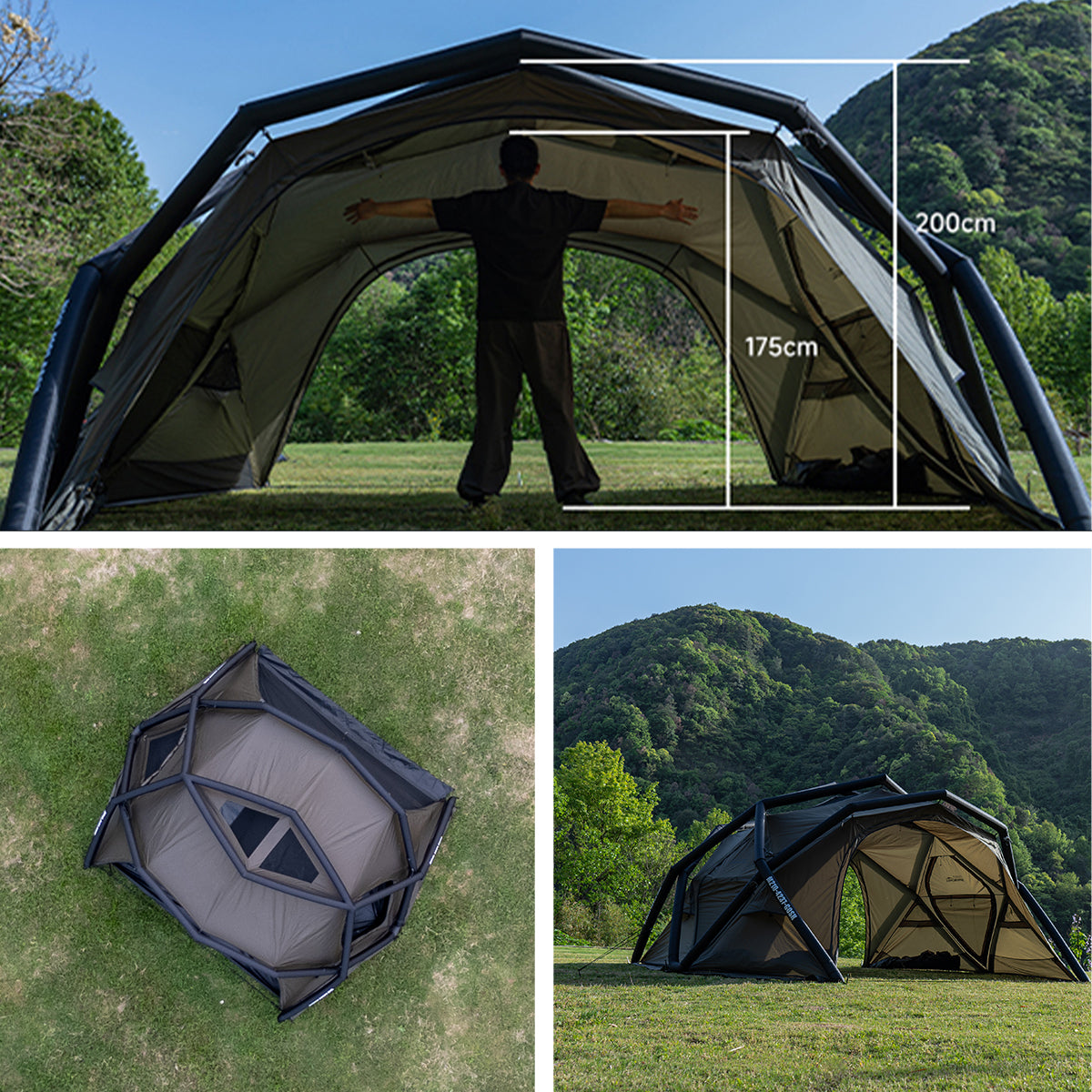 【新品・未使用】Springhill エアドームテント（カーキ色） Springhill-airtent – Gooutspringhill